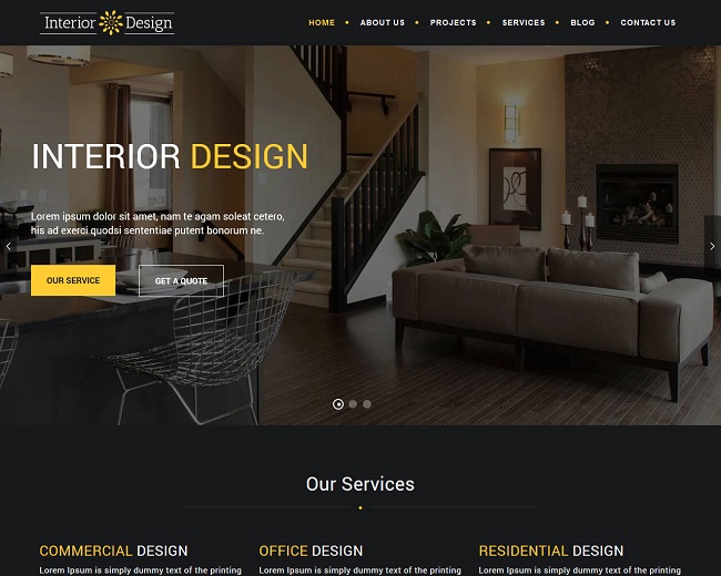 tìm hiểu xu hướng thiết kế nội thất trên website