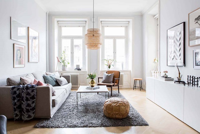 thiết kế nội thất chung cư scandinavian