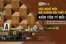 Khóa học nghề mộc và thi công nội thất đồ gỗ chuyên nghiệp | AWE