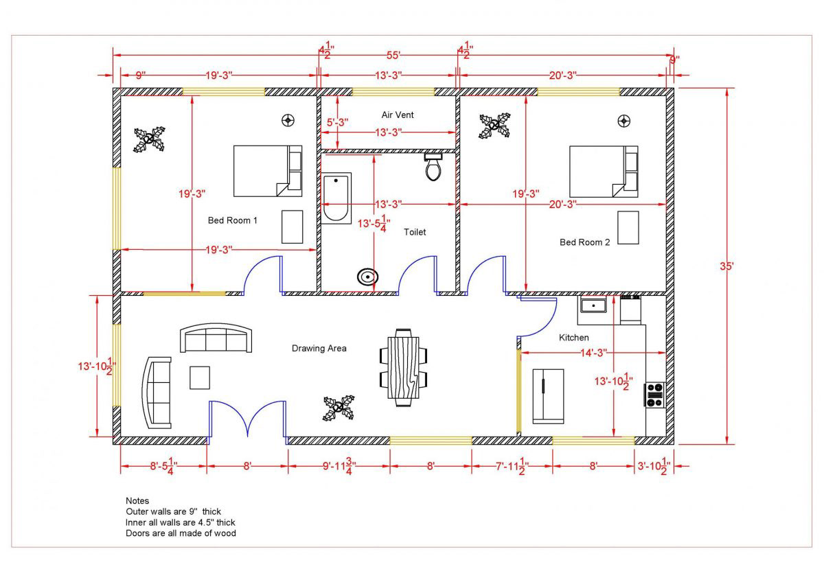 lộ trình học phần mềm thiết kế nội thất bắt đầu từ bản vẽ AutoCAD mặt bằng