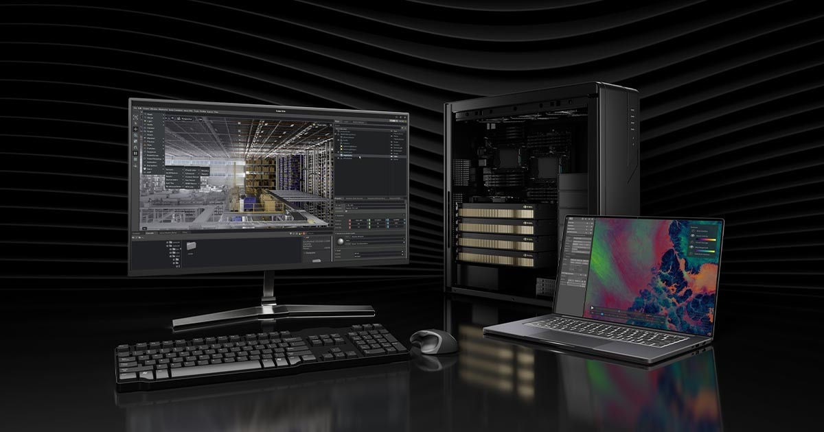 cấu hình máy tính render nội thất với GPU NVIDIA RTX